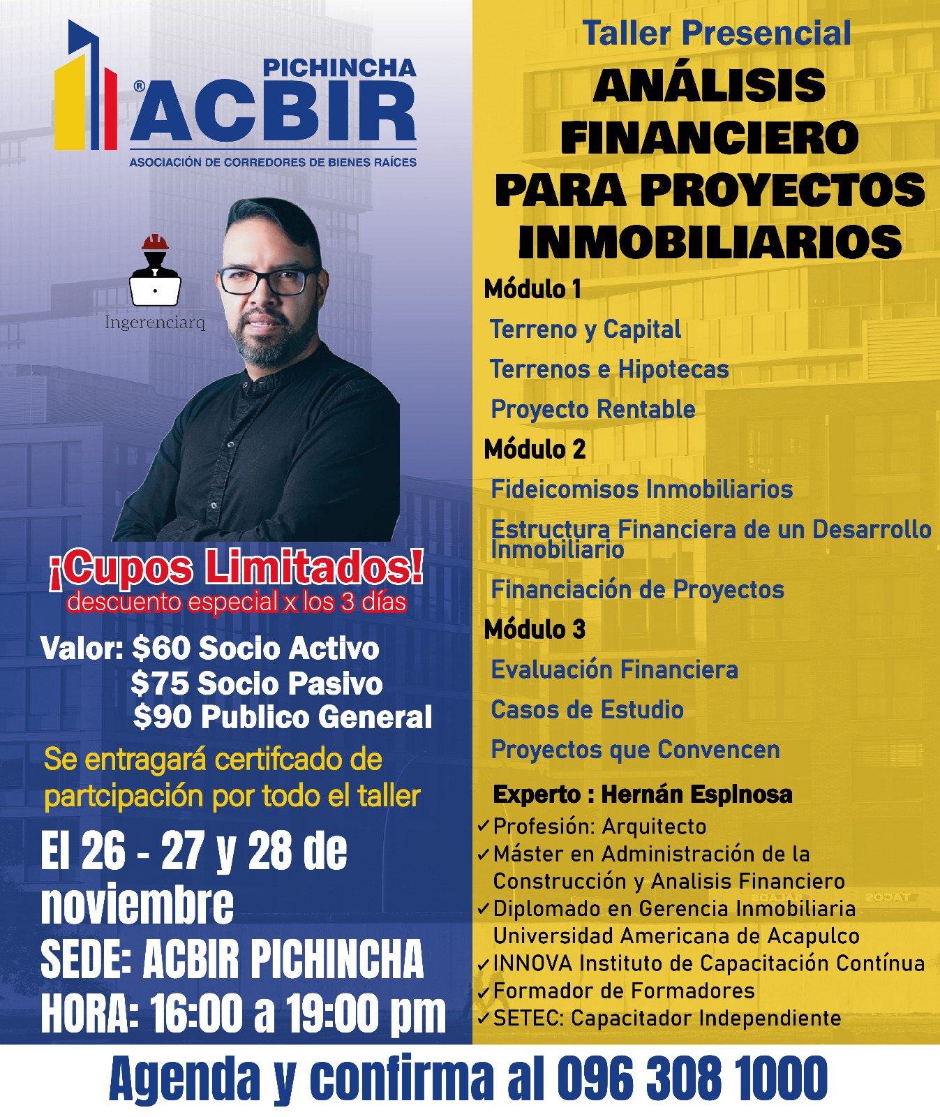 Análisis financiero para proyectos inmobiliarios